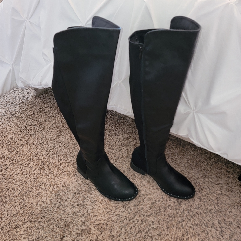 Over the knee boots.